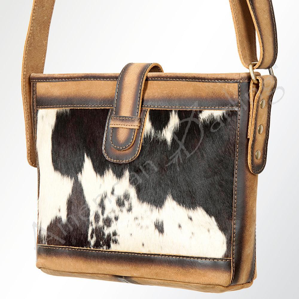 American Darling Hair-On Genuine Leather Crossbody Bag