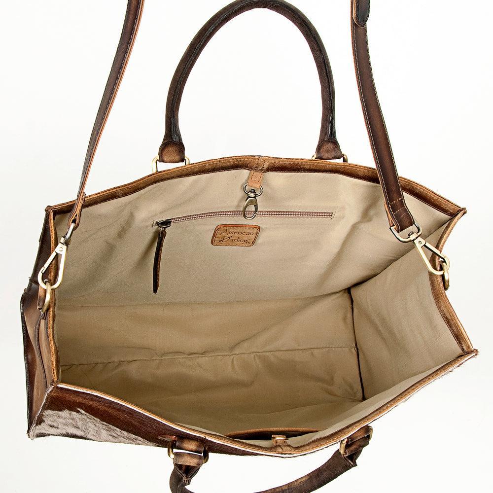 American Darling Hair-On Genuine Leather Tote
