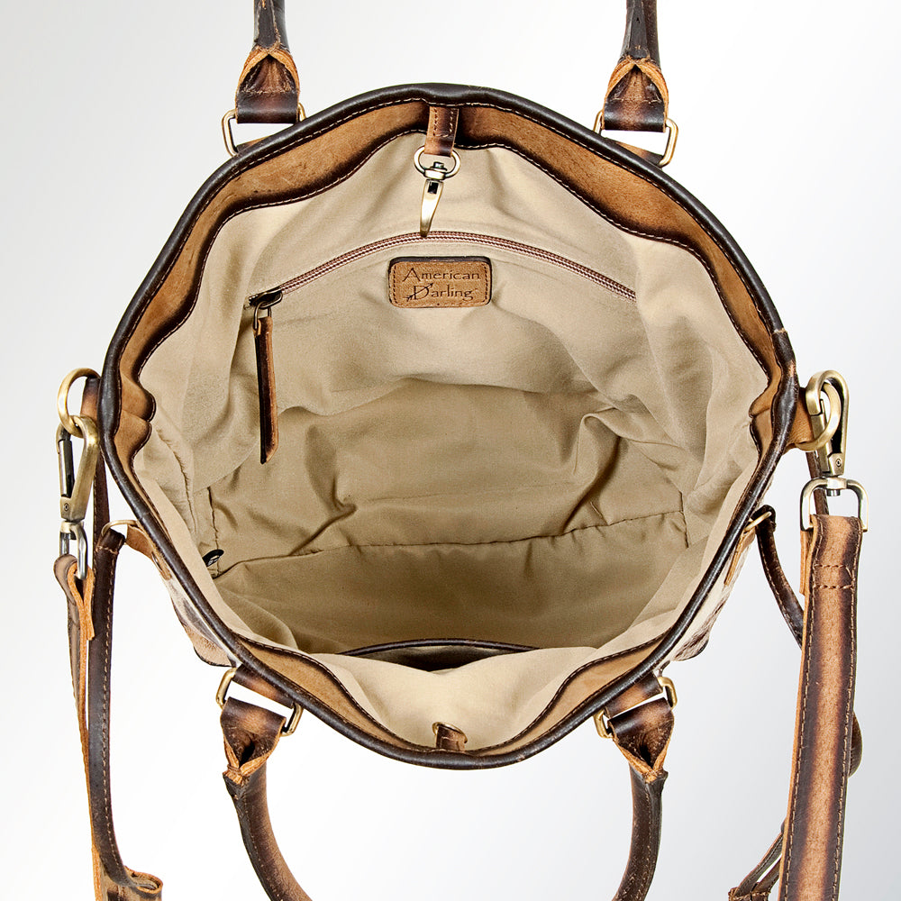American Darling Hair-On Genuine Leather Tote