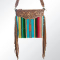 American Darling Saddle Blanket Leather Large Crossbody