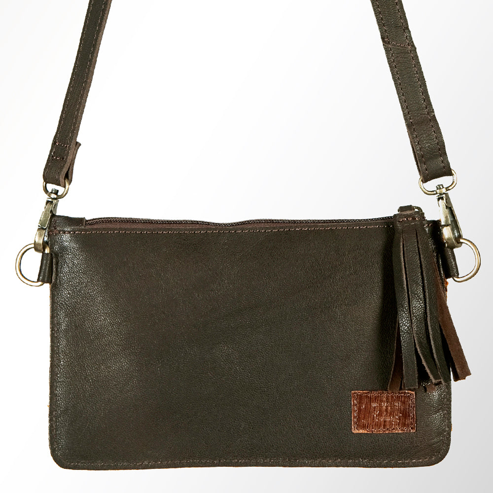 American Darling Hand-Tooled Genuine Leather Crossbody Bag