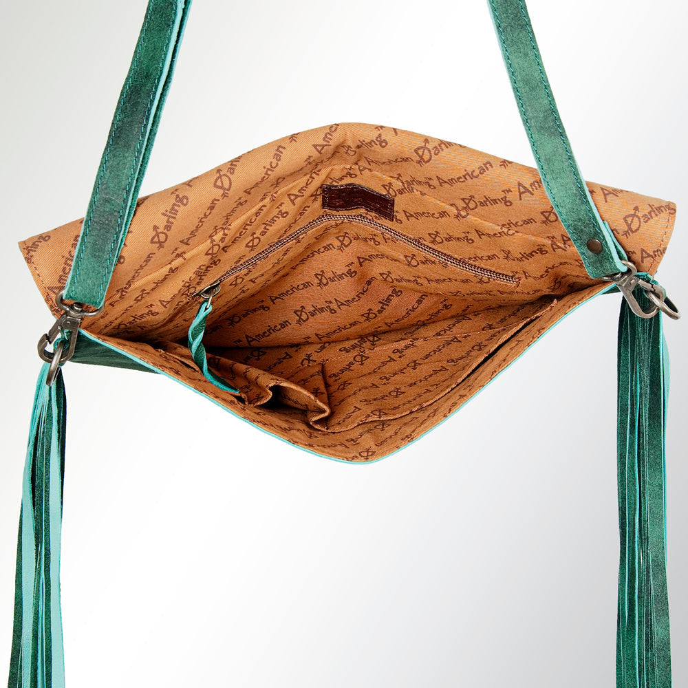 American Darling Hair-On Genuine Leather Crossbody Bag