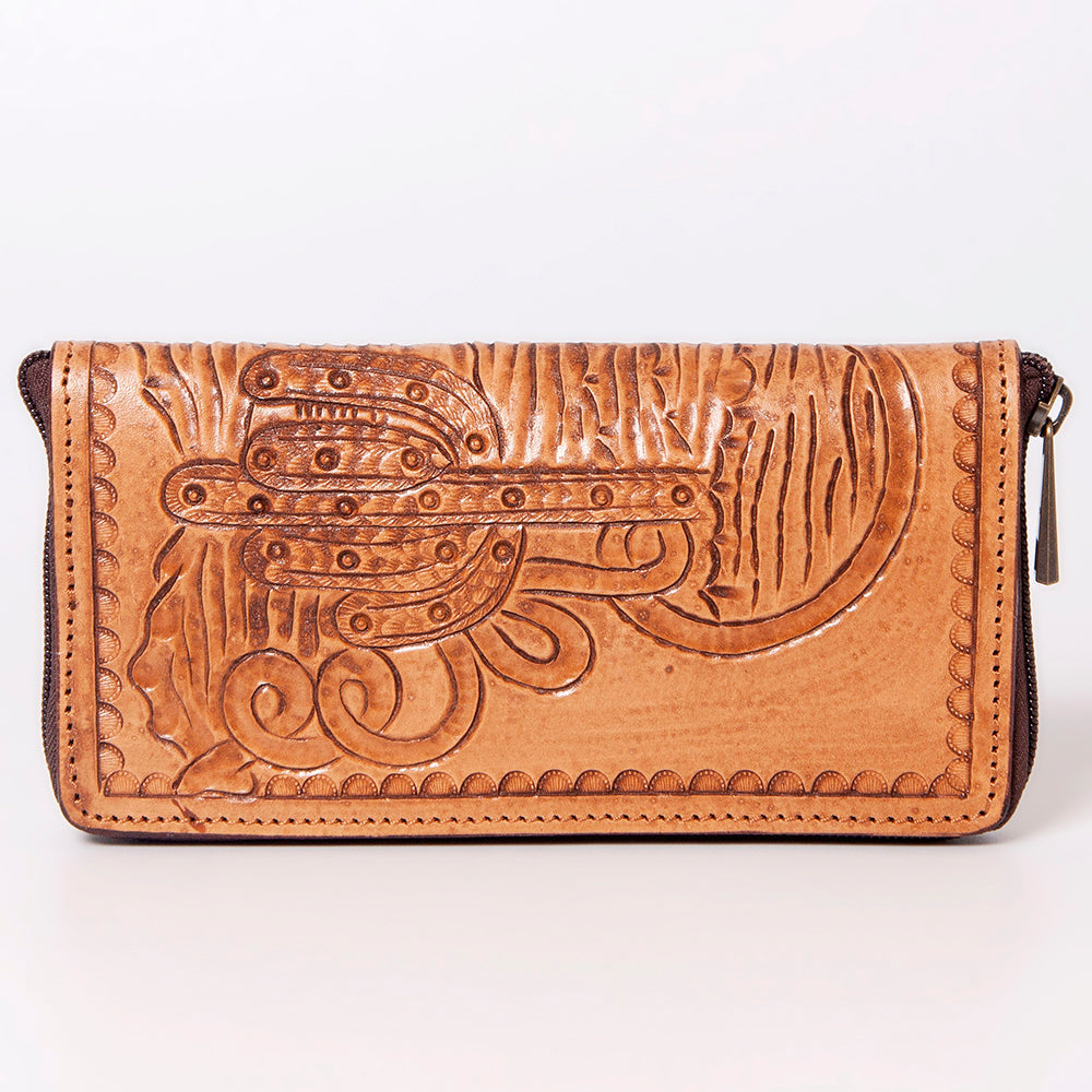 American Darling Hand-Tooled Genuine Leather Wallet