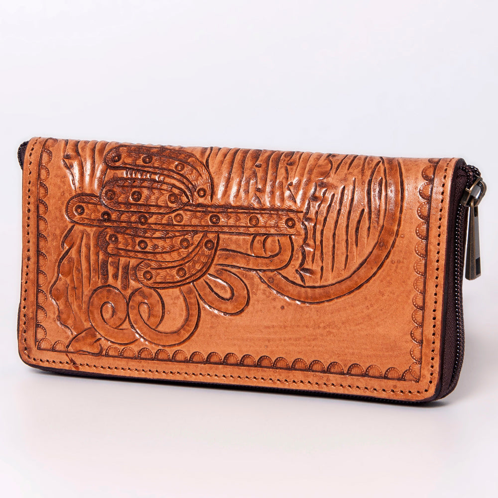 American Darling Hand-Tooled Genuine Leather Wallet