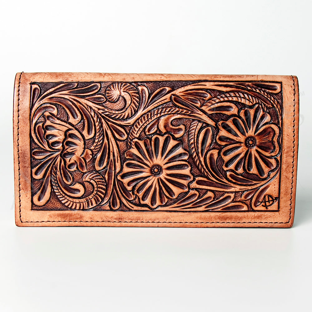 American Darling Hand-Tooled Genuine Leather Wallet