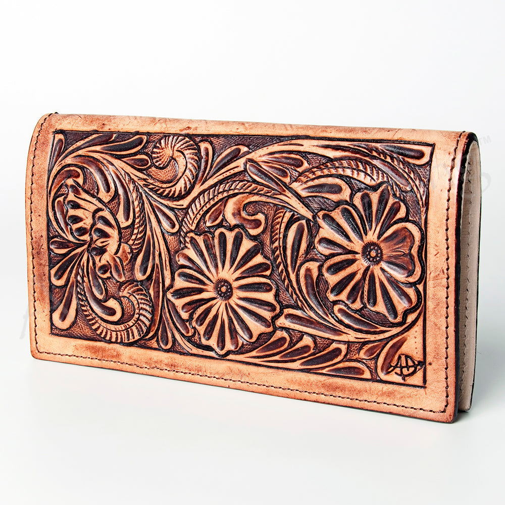 American Darling Hand-Tooled Genuine Leather Wallet