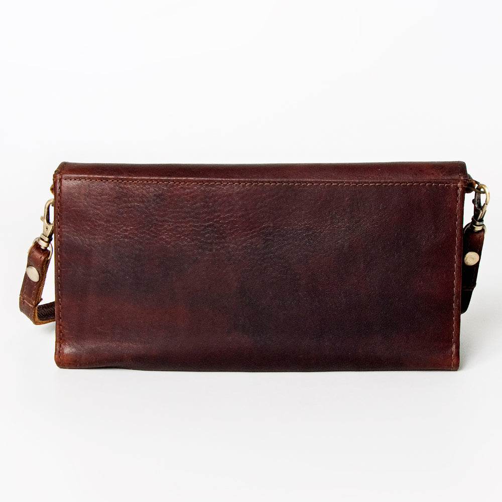 Hand Tooled Hand Painted Genuine Leather