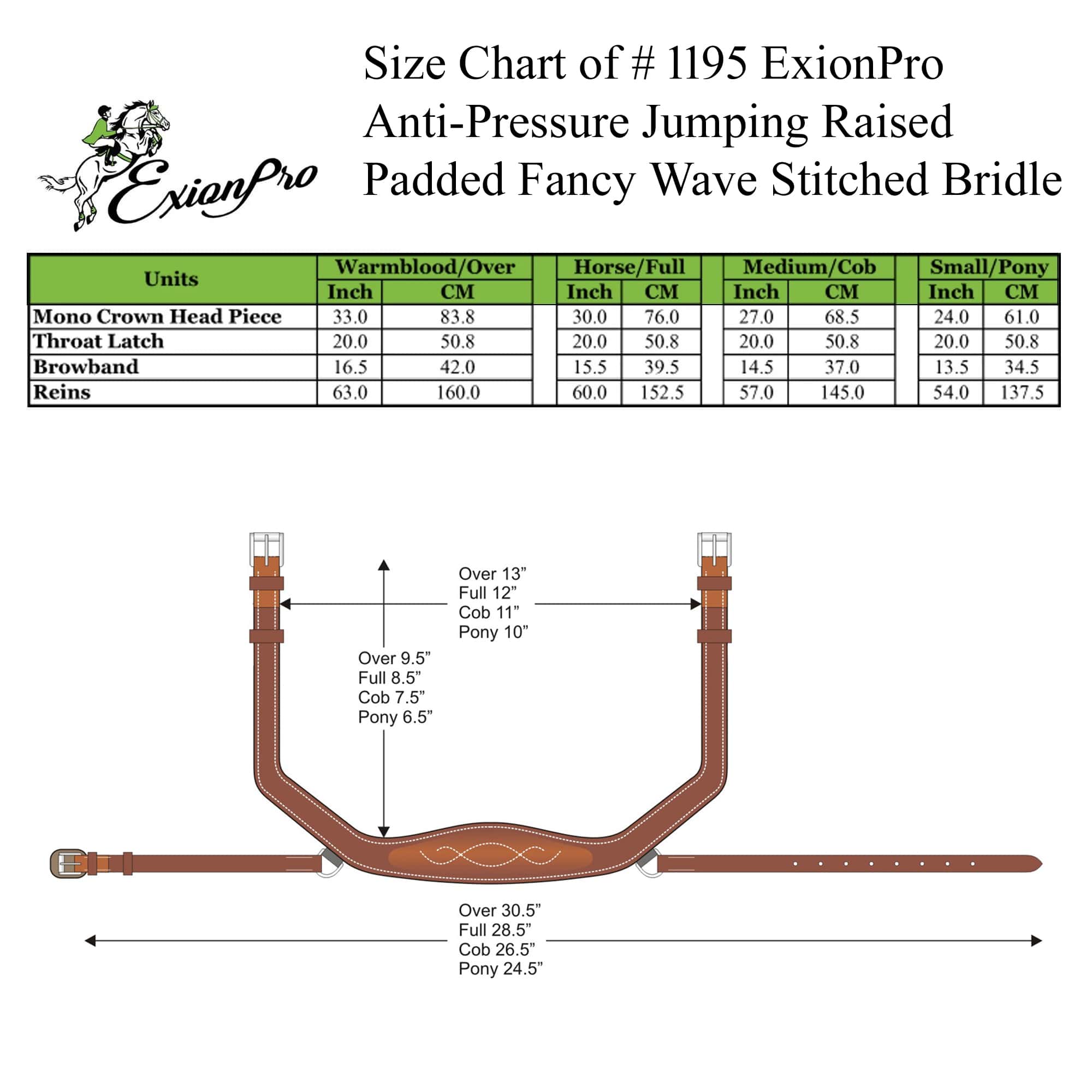 ExionPro 'Auriga' Anti-Pressure Bridle with Reins by Bridles & Reins - alternate view 5
