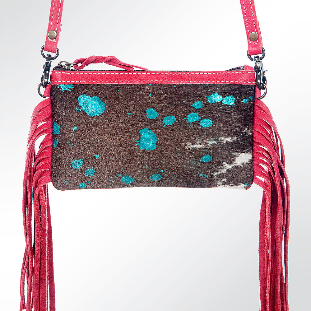 American Darling Small Crossbody Hair On Genuine Leather Western Women Bag Handbag Purse | for Cute