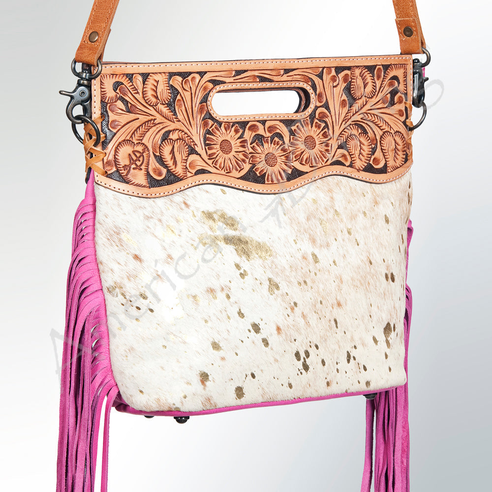 American Darling Clutch Hand Tooled Saddle Blanket Fabric Genuine Leather Western Women Bag Handbag Purse | Purses for Cute