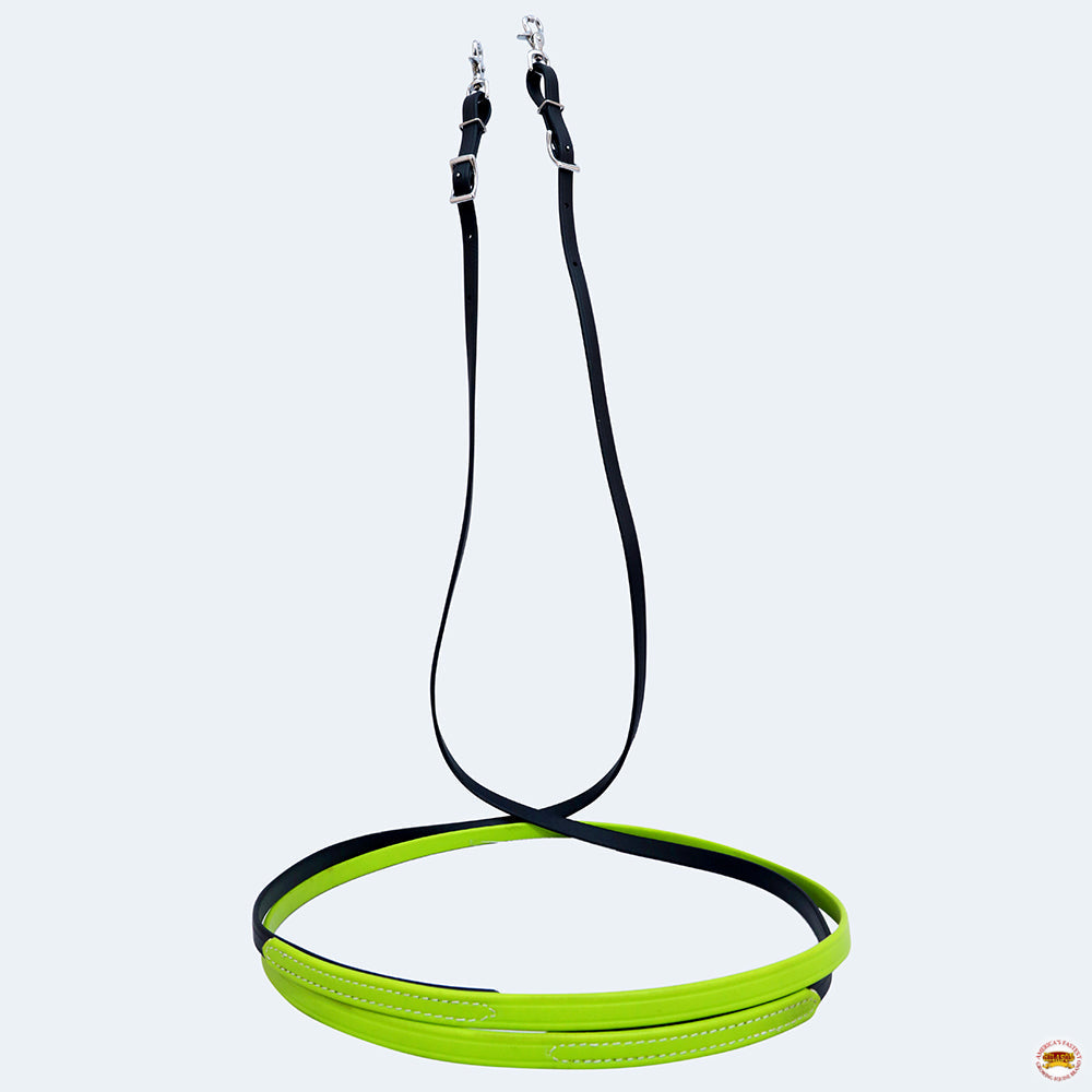HILASON HilaCore Western Horse Rein, All-Weather Coated Webbing