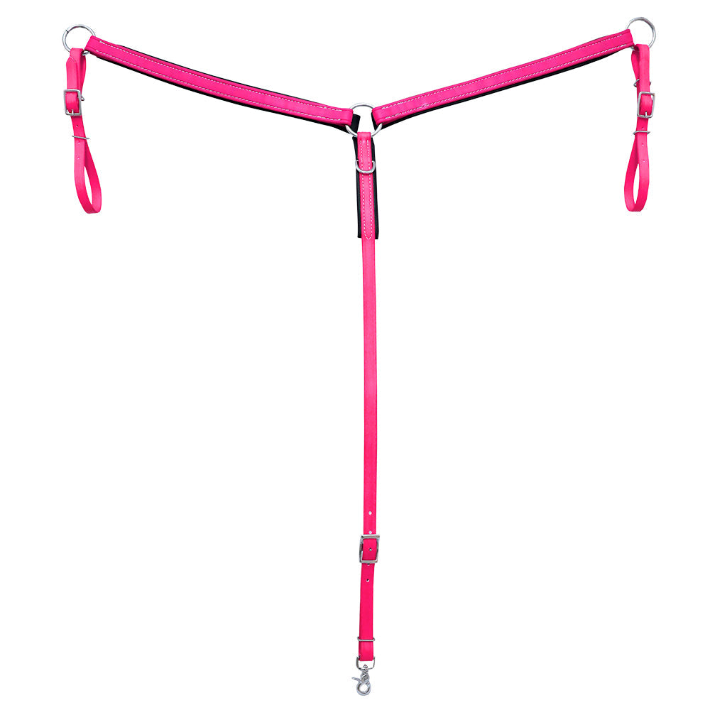HILASON Western Horse Biothane Leather Headstall & Breast Collar Set