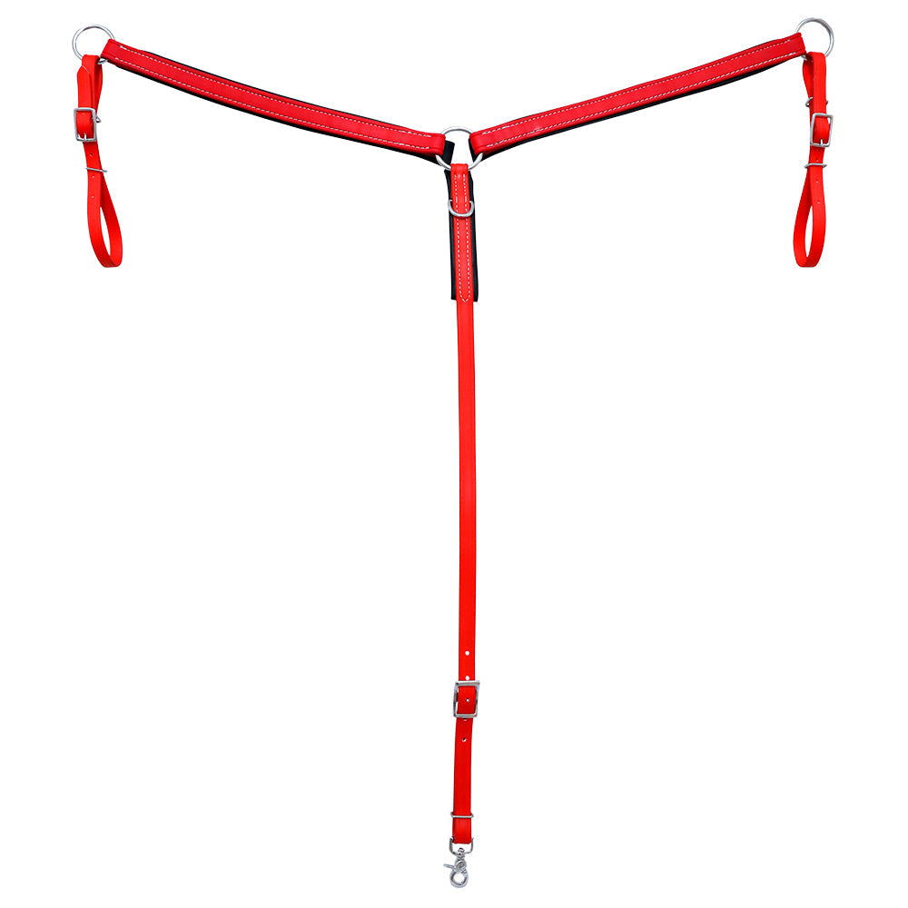 HILASON Western Horse Biothane Leather Headstall & Breast Collar Set