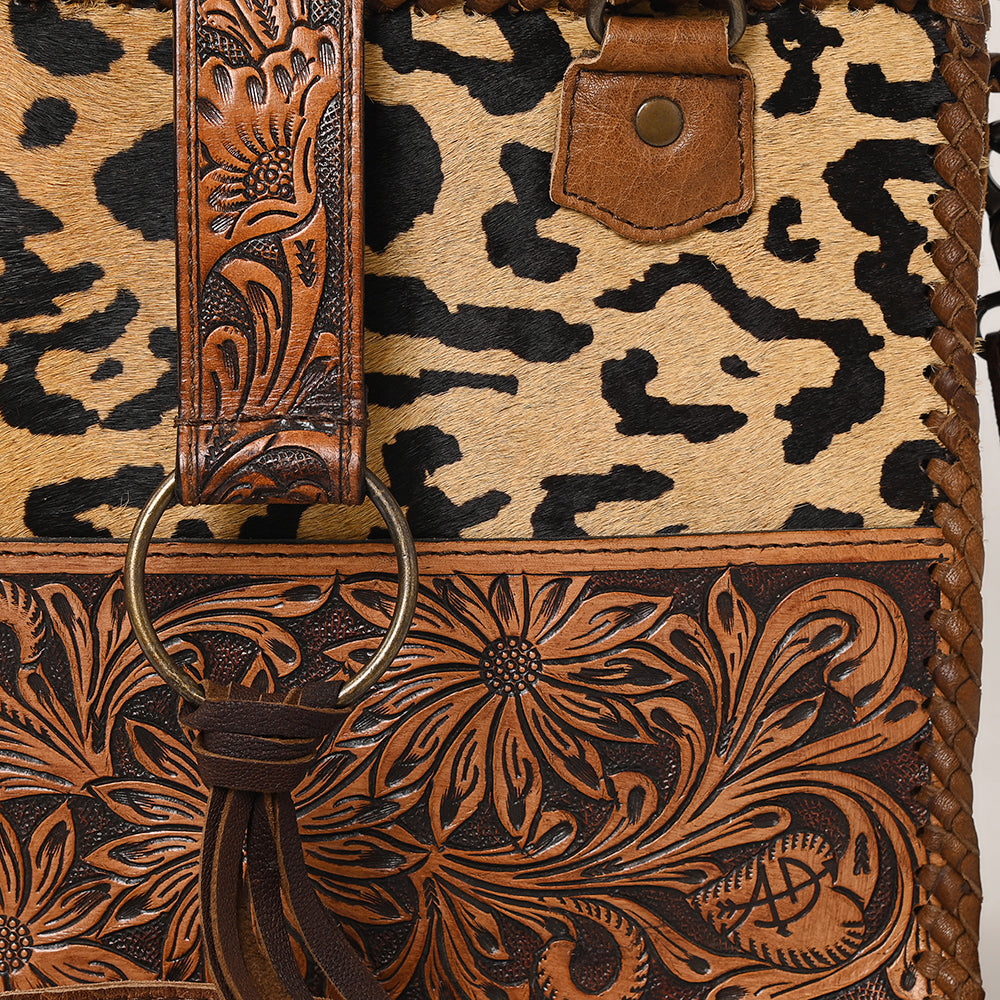 American Darling Hair-On Genuine Leather Tote