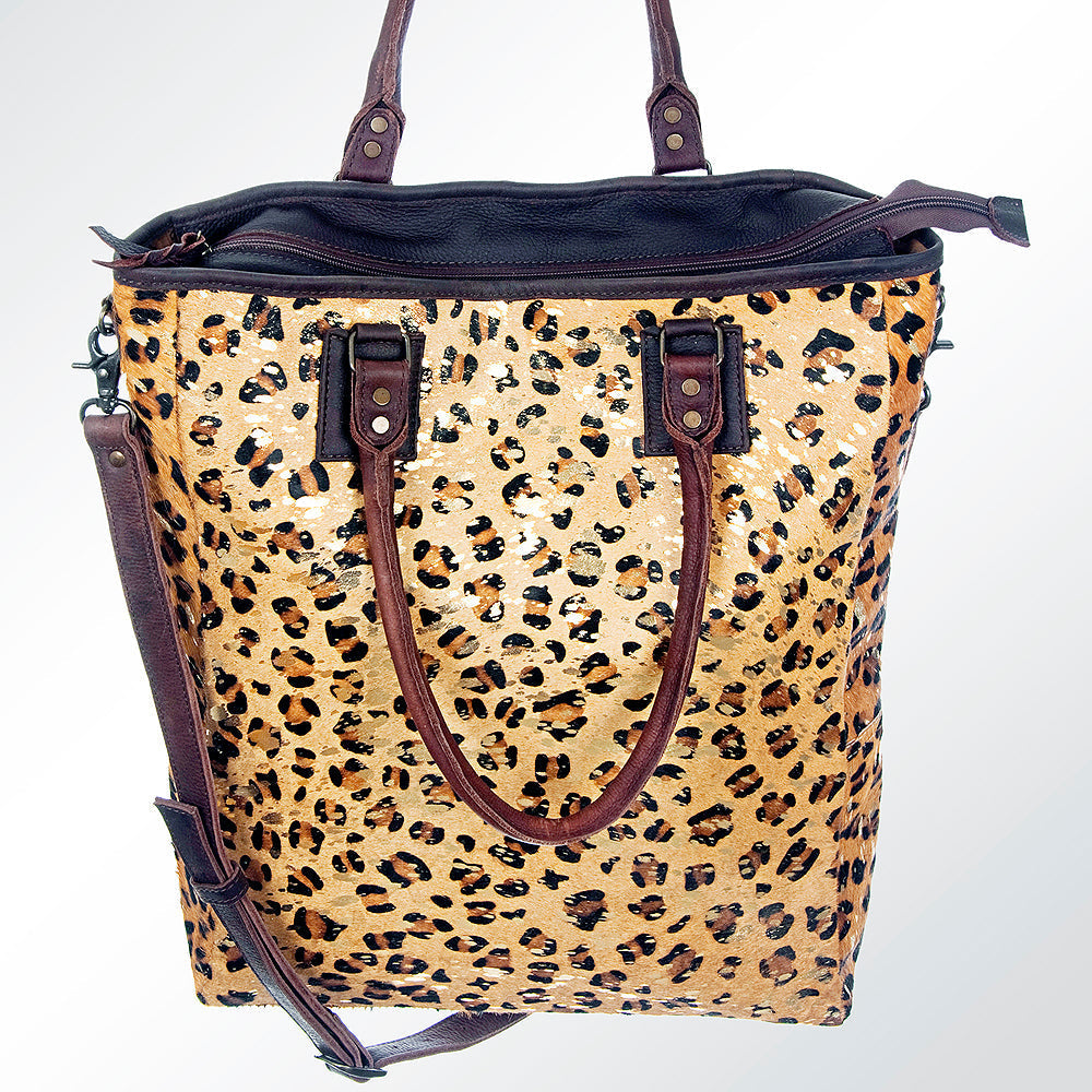 American Darling Hair-On Genuine Leather Tote