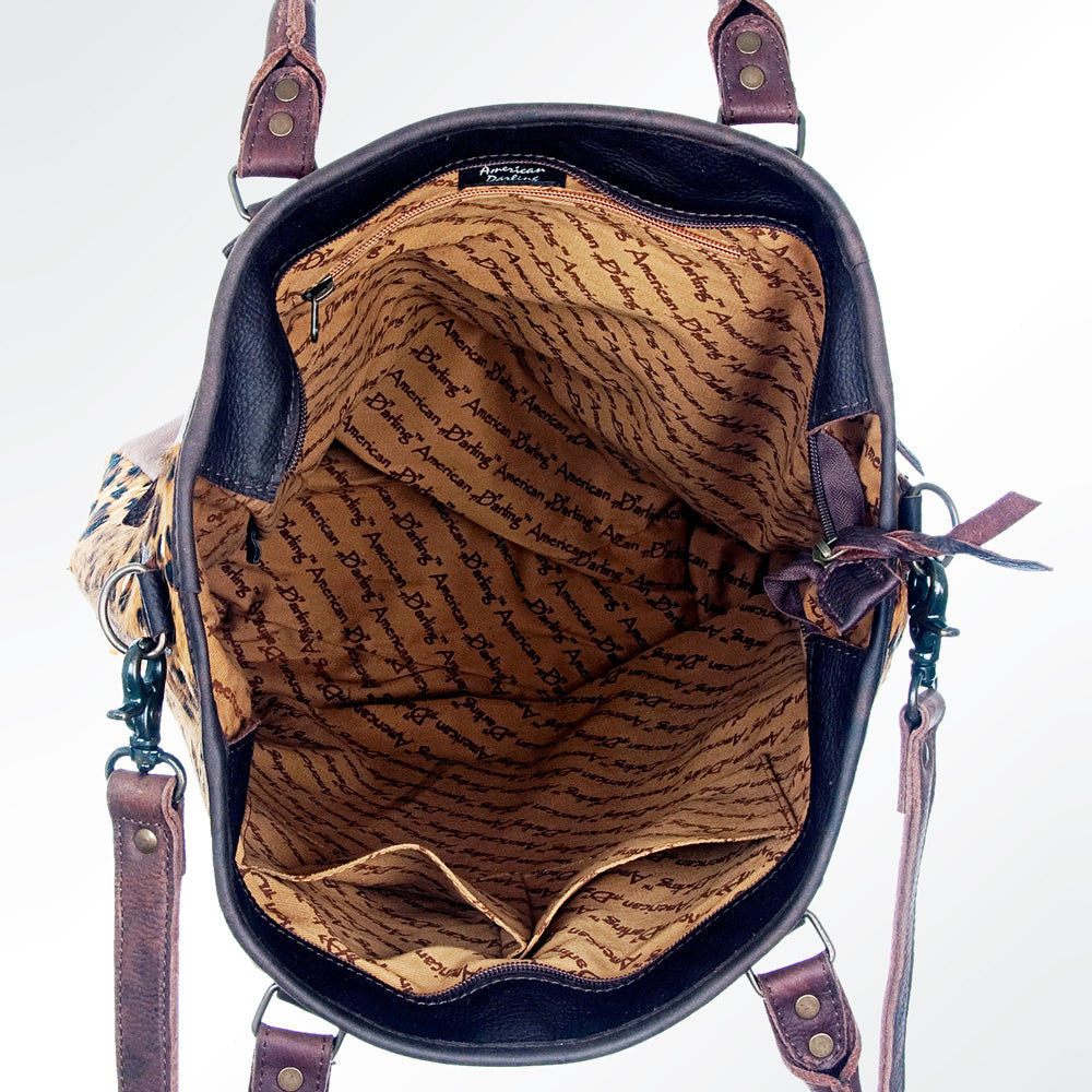 American Darling Hair-On Genuine Leather Tote