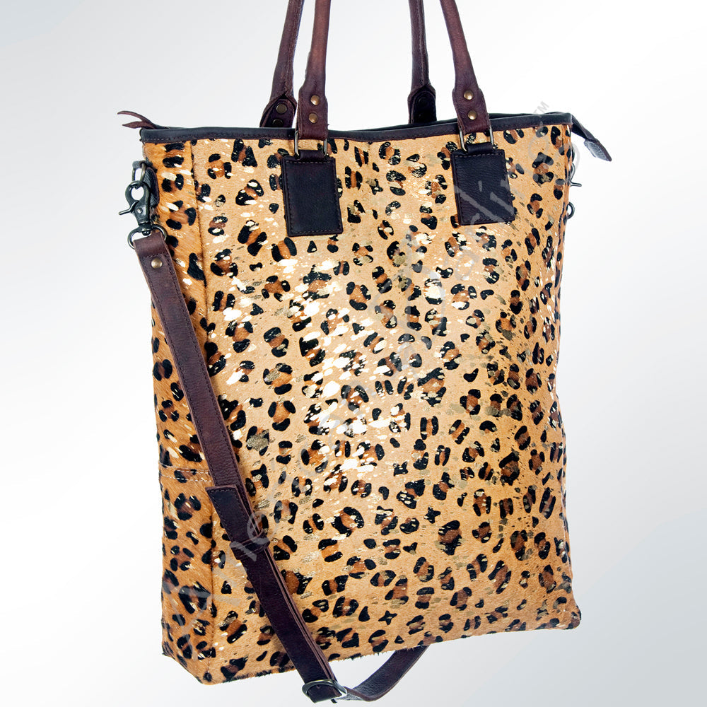 American Darling Hair-On Genuine Leather Tote