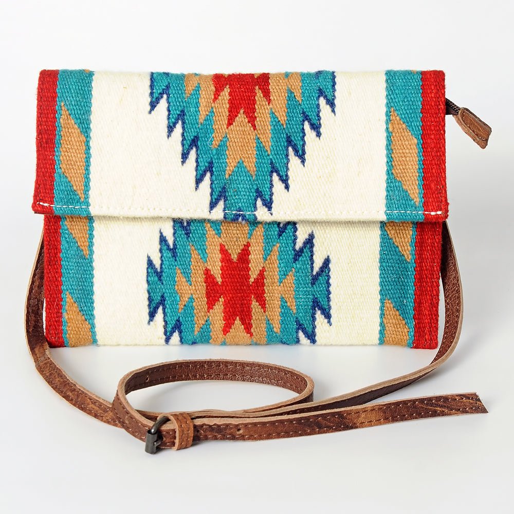 American Darling Saddle Blanket Genuine Leather Crossbody Bag