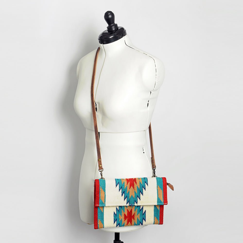 American Darling Saddle Blanket Genuine Leather Crossbody Bag