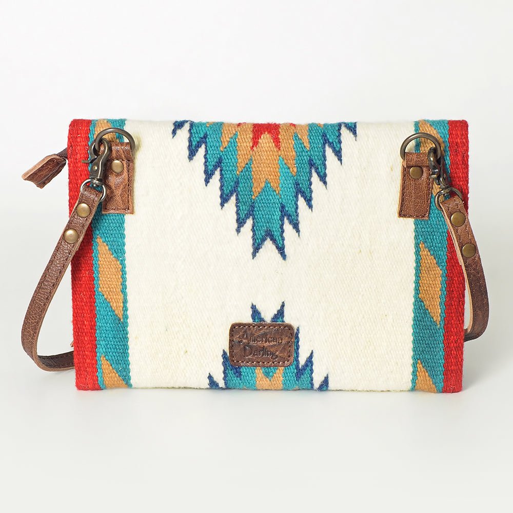 American Darling Saddle Blanket Genuine Leather Crossbody Bag