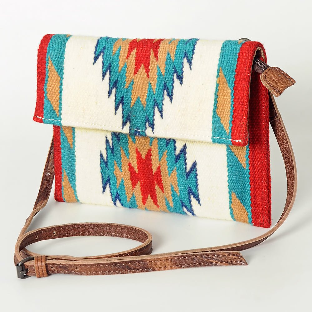 American Darling Saddle Blanket Genuine Leather Crossbody Bag