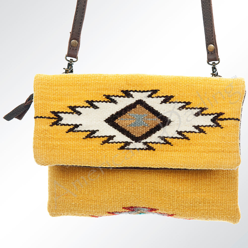 American Darling Saddle Blanket Genuine Leather Crossbody Bag