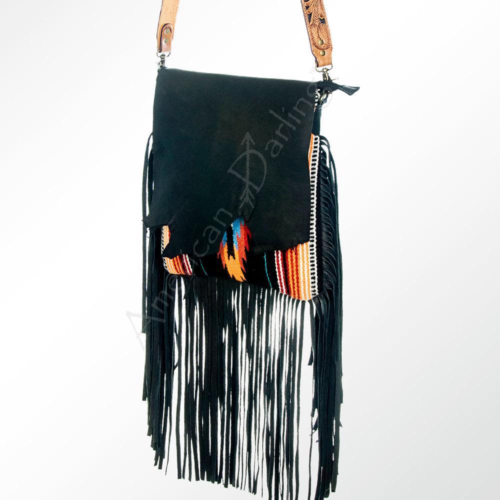 American Darling Saddle Blanket Leather Messenger Bag