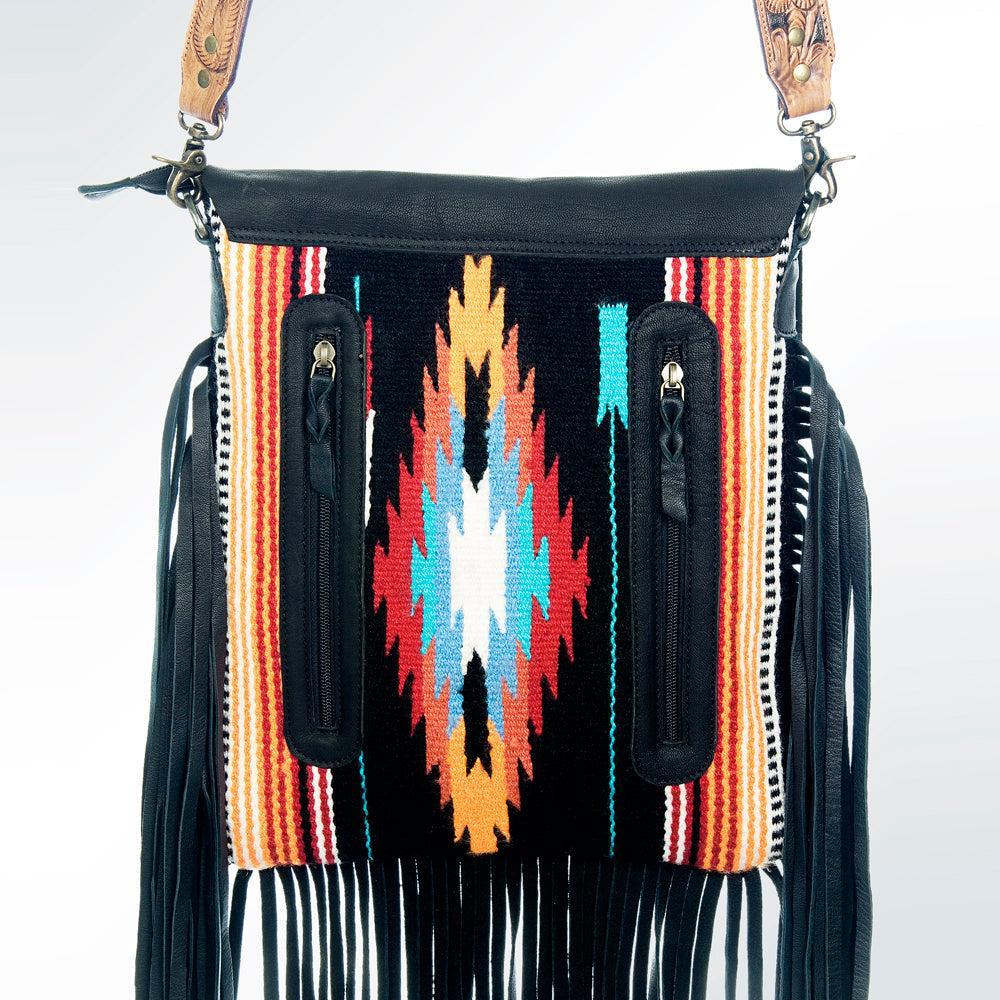 American Darling Saddle Blanket Leather Messenger Bag