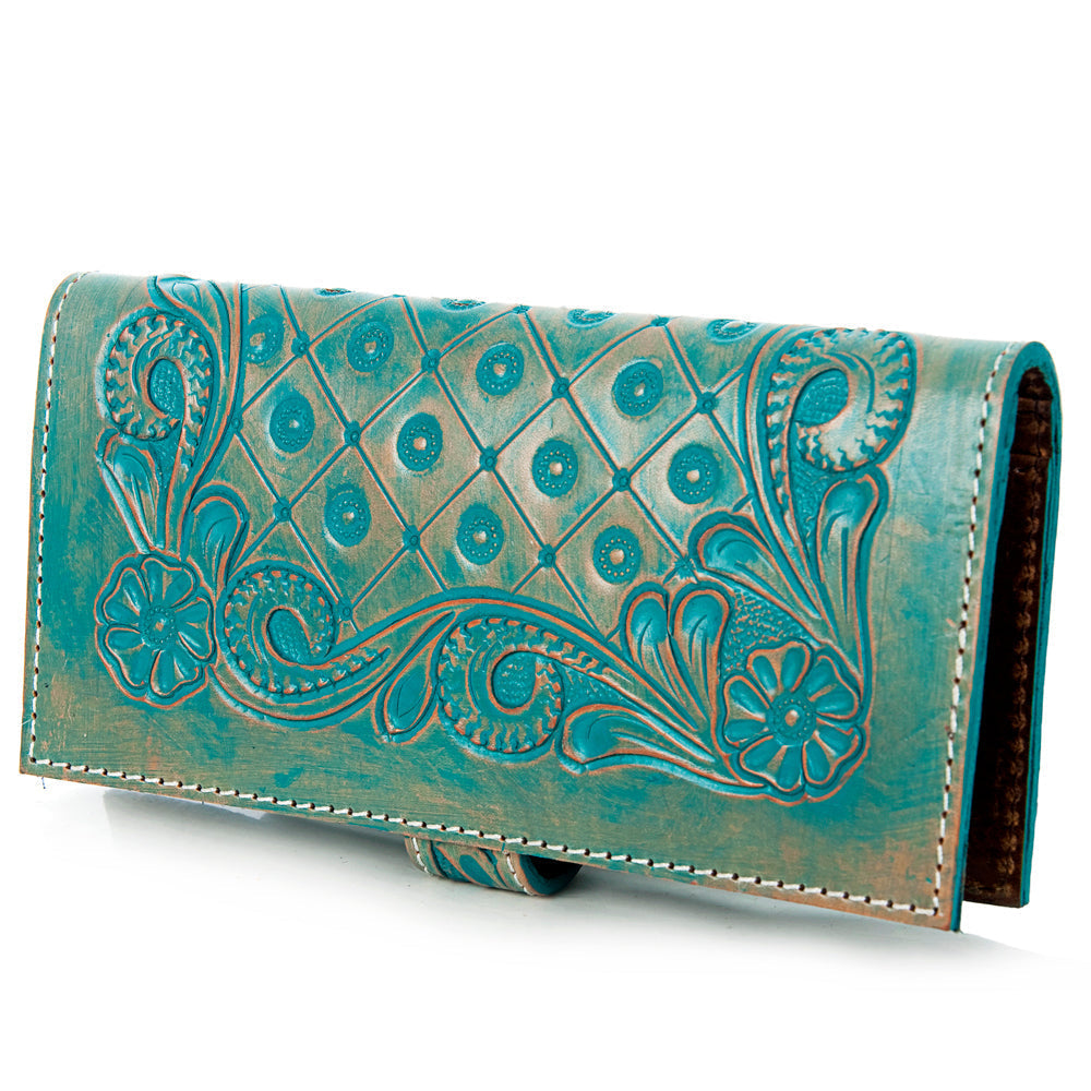 American Darling Hand-Tooled Genuine Leather Wallet