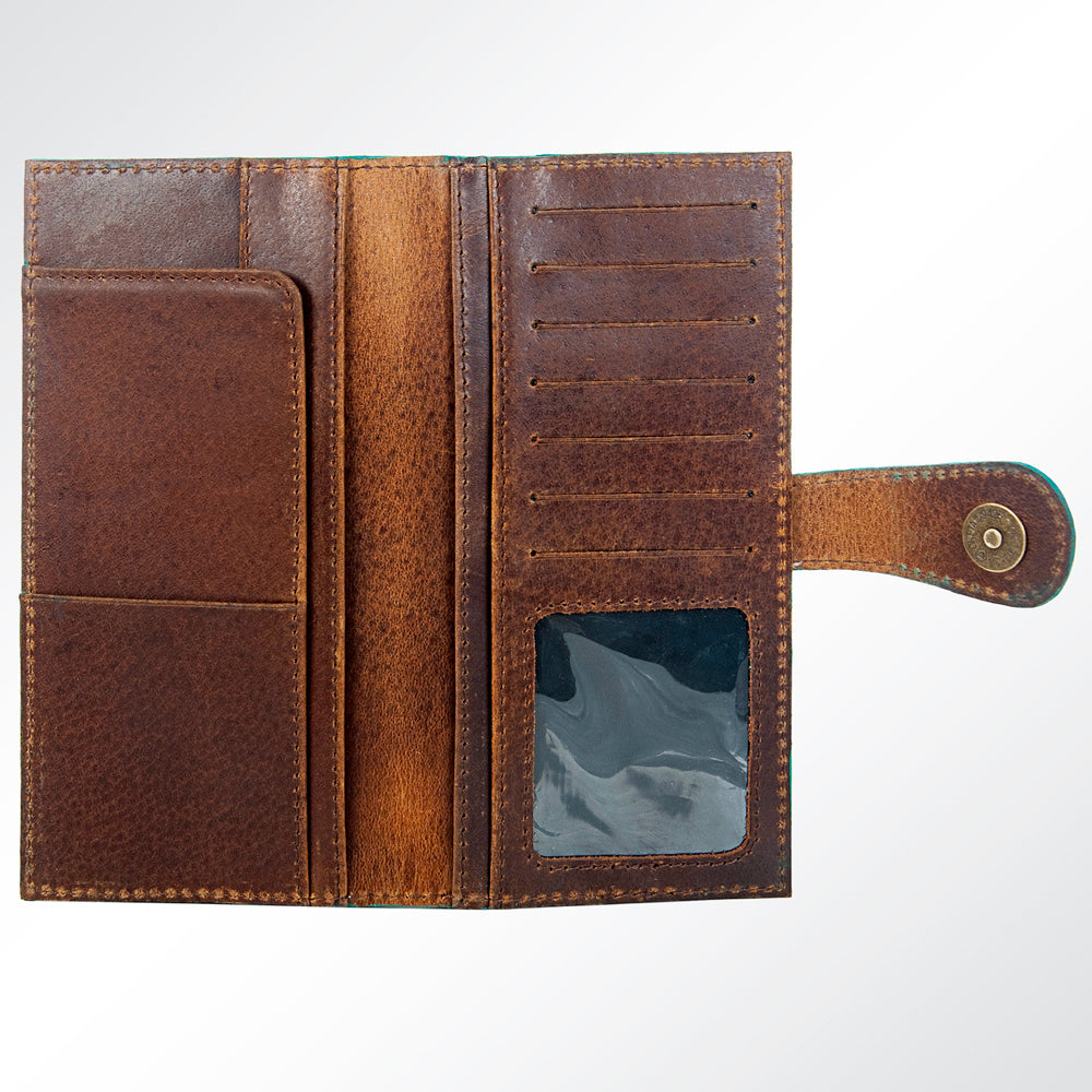 American Darling Hand-Tooled Genuine Leather Wallet