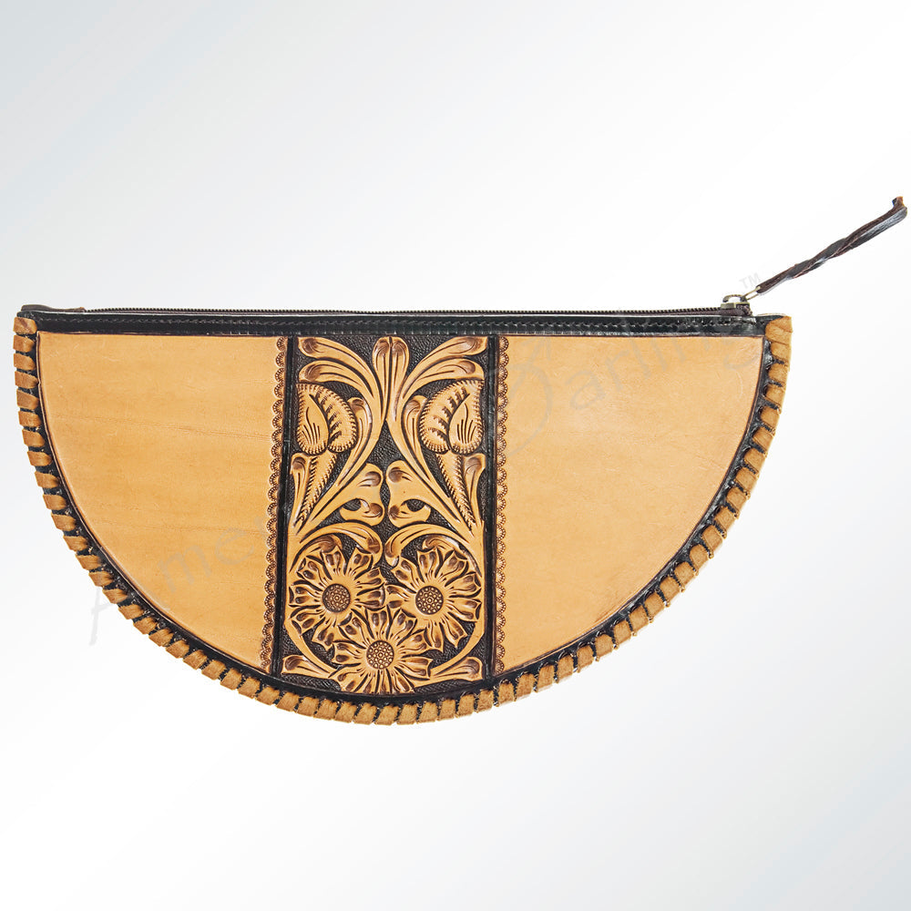 American Darling Hand-Tooled Genuine Leather Bag