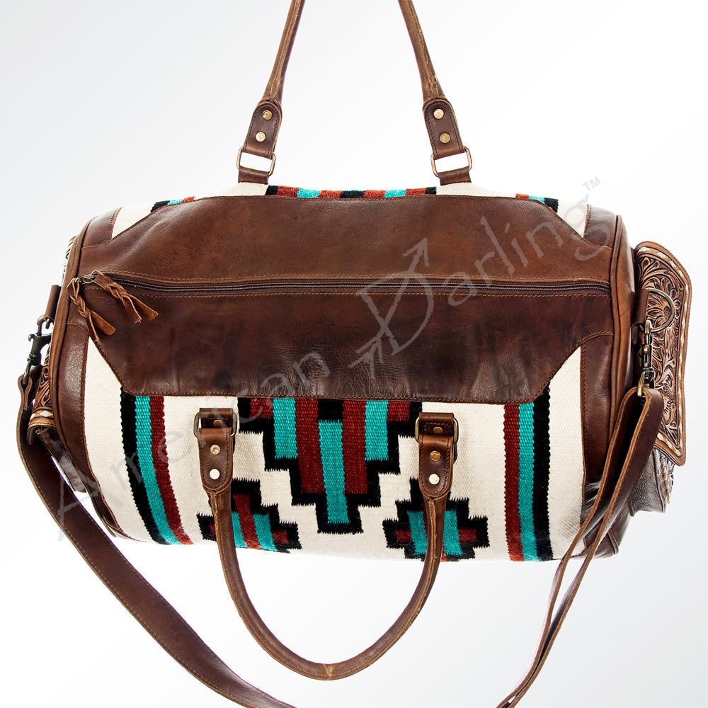 American Darling Duffel Saddle Blanket Genuine Leather