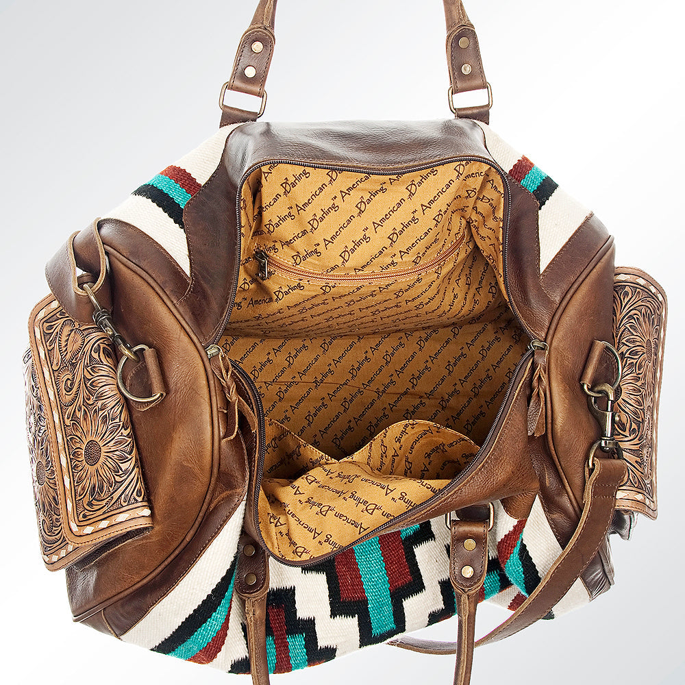 American Darling Duffel Saddle Blanket Genuine Leather