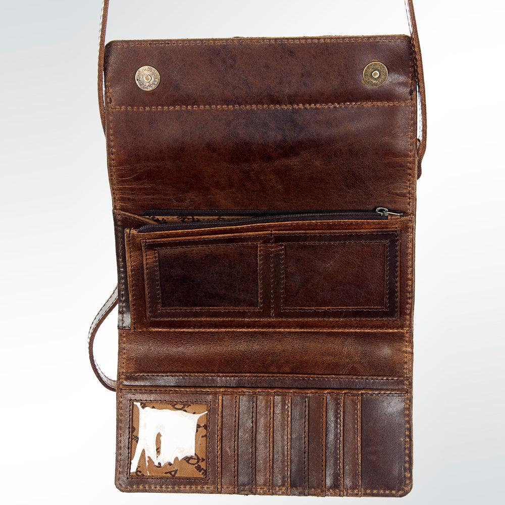 American Darling Saddle Blanket & Tooled Leather Crossbody