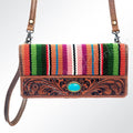 American Darling Saddle Blanket & Tooled Leather Crossbody