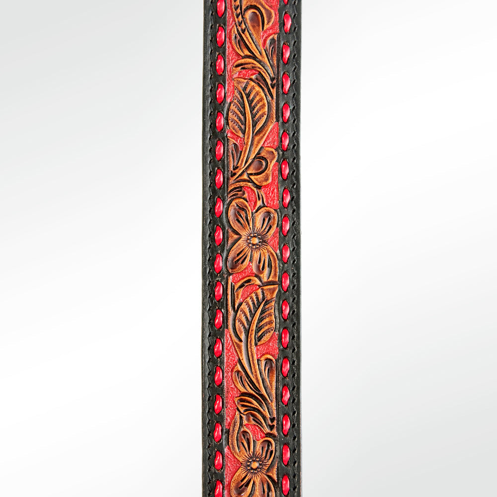 American Darling ADSTF143 Hand Tooled Genuine Leather Crossbody Handle Strap For Bags