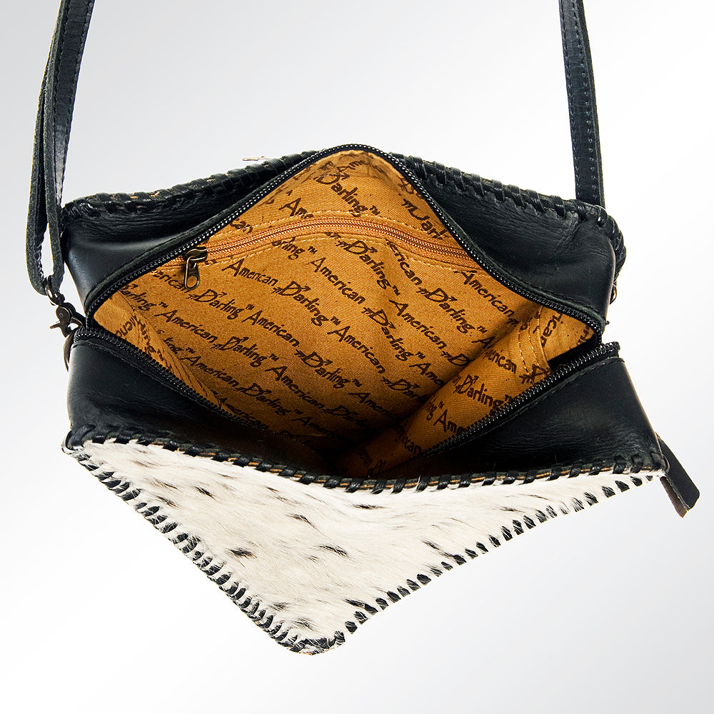 American Darling Crossbody Hand Tooled Genuine Leather