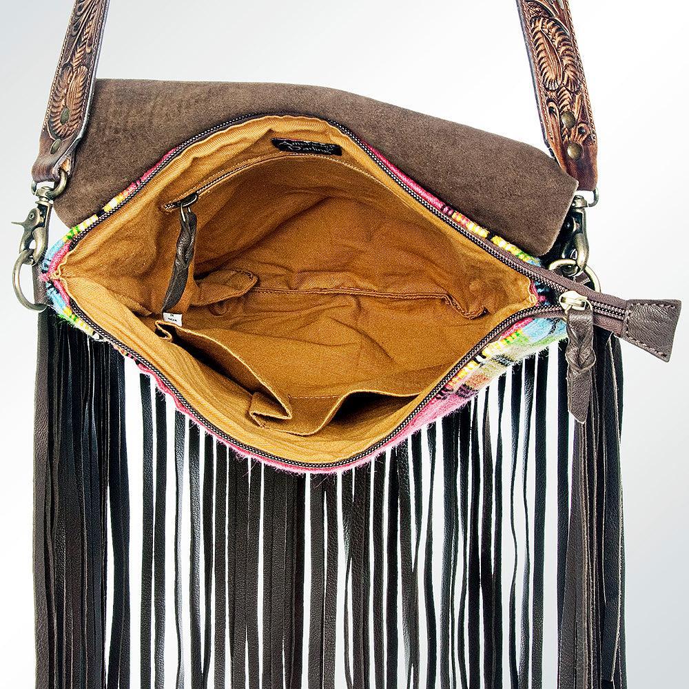 American Darling Saddle Blanket Leather Messenger Bag