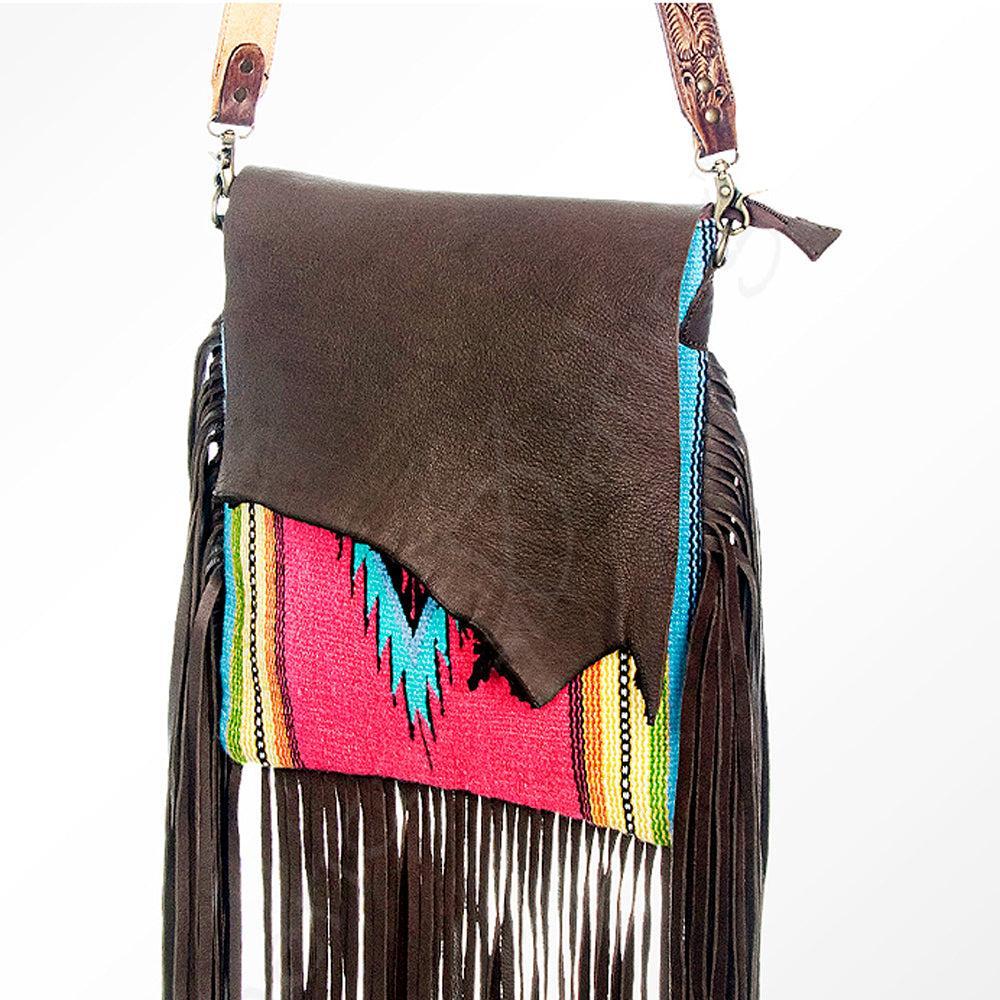 American Darling Saddle Blanket Leather Messenger Bag