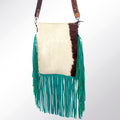 American Darling Hair-On Genuine Leather Large Crossbody Bag