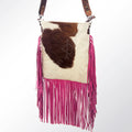 American Darling Hair-On Genuine Leather Large Crossbody Bag