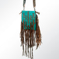 American Darling Hair-On Genuine Leather Crossbody Bag