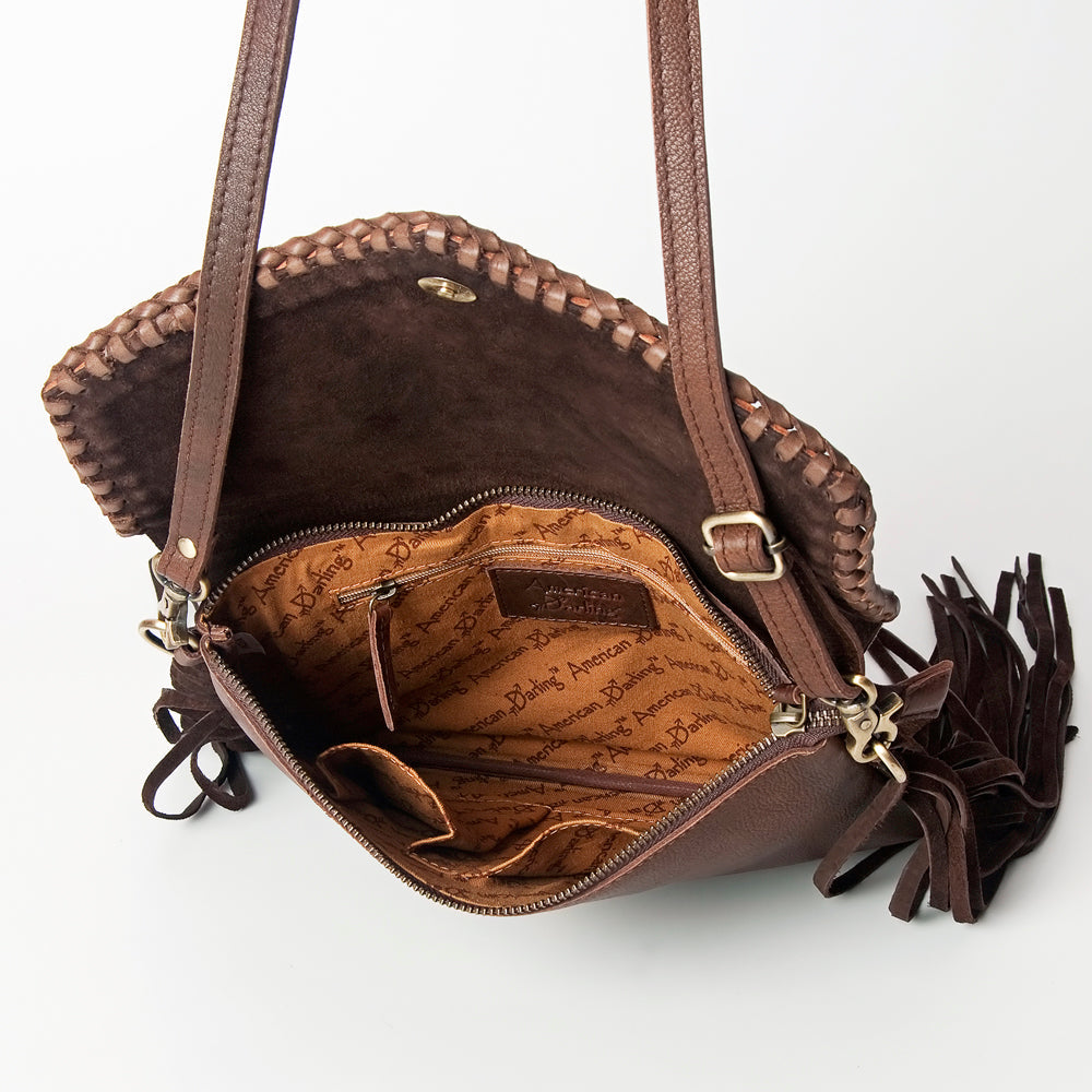 American Darling Hand-Tooled Genuine Leather Envelope Bag
