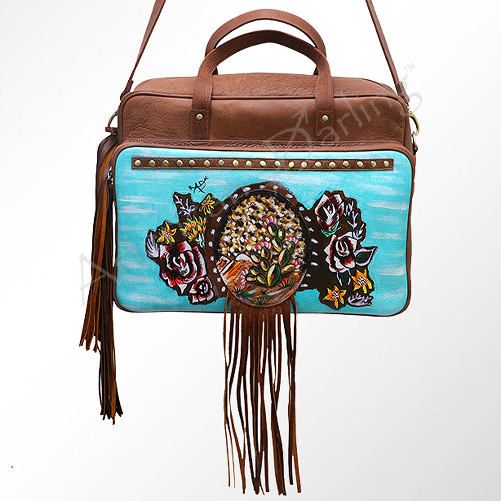 American Darling Genuine Leather Duffel Bag