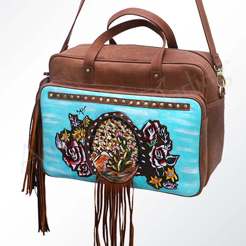 American Darling Genuine Leather Duffel Bag