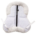 Small Europa Sheepskin Half Pad- 4 Shim White/White