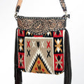 American Darling Saddle Blanket & Tooled Leather Crossbody Bag