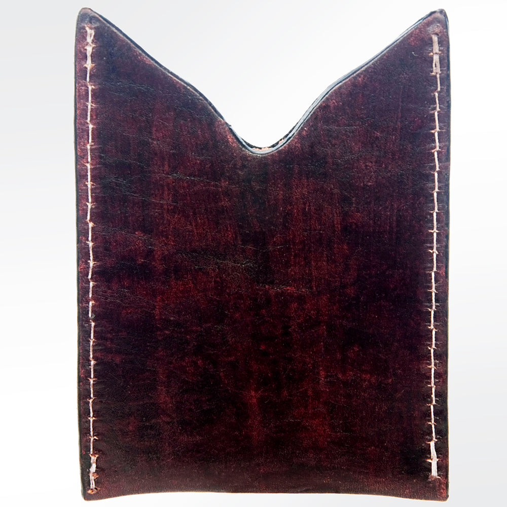 American Darling Card-Holder Hand Tooled Genuine Leather