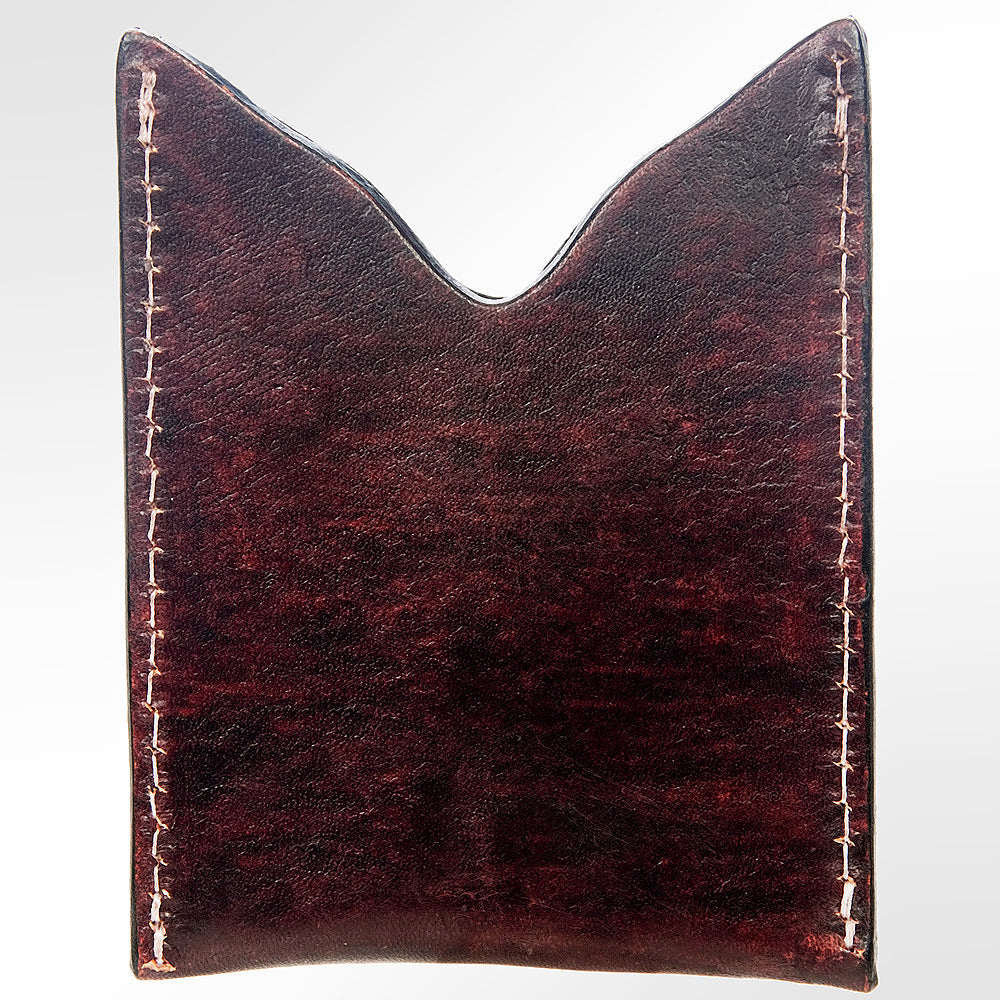 American Darling Card-Holder Hand Tooled Genuine Leather