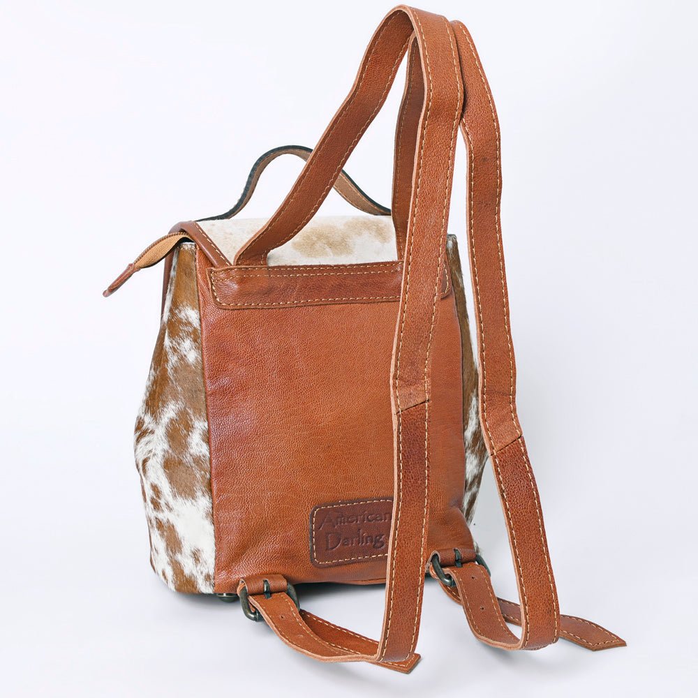 American Darling Hand Tooled Hair-On Genuine Leather
